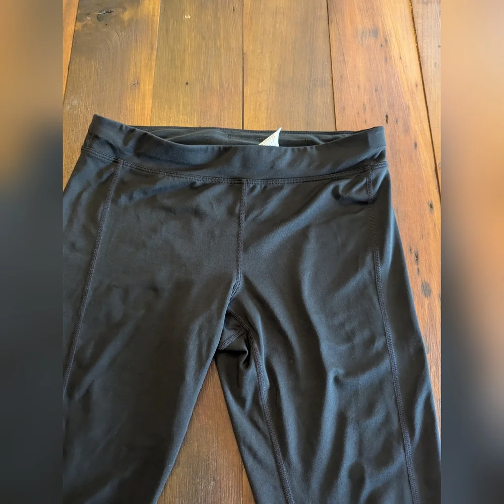 Nike Dri-fit Small Women Cropped Leggings Women's Black‎ With Drawstring